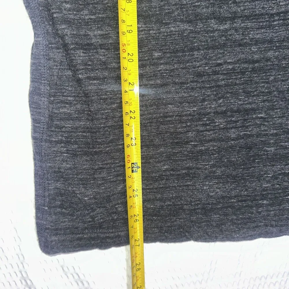 Superdry Men's Tank Top Size Medium dark gray 100% cotton